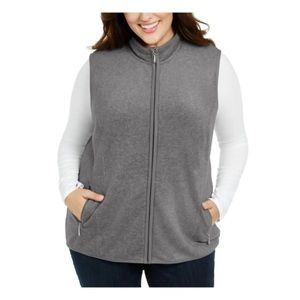 fleece vest plus size